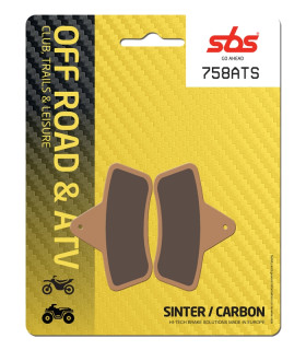 Pastilla de freno SBS P758-ATS