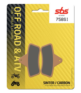 Pastilla de freno SBS P758-SI