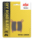 Pastilla de freno SBS P783-SI