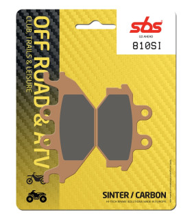 Pastilla de freno SBS P810-SI