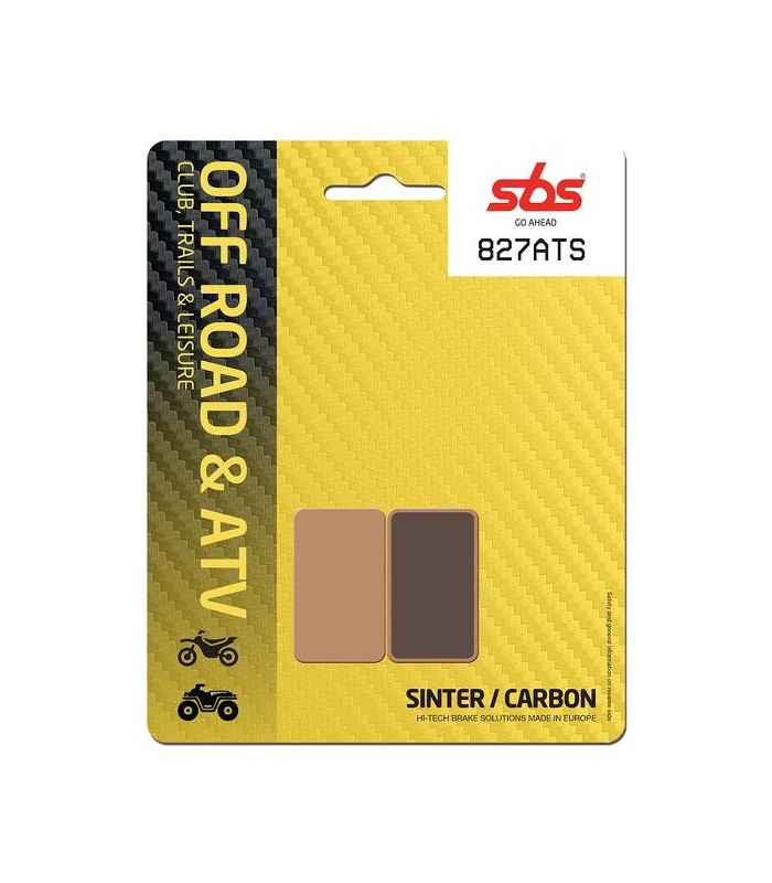 Pastilla de freno SBS P827-ATS