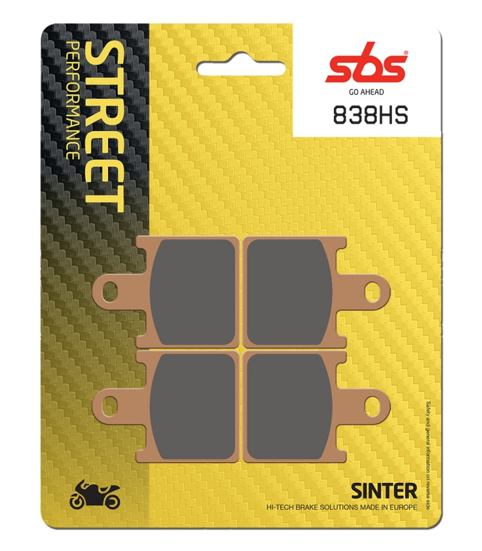 Pastilla de freno SBS P838-HS