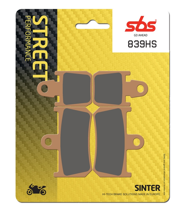 Pastilla de freno SBS P839-HS