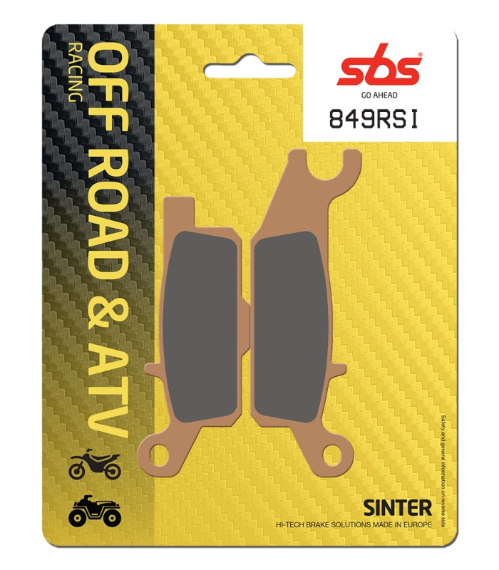 Pastilla de freno SBS P849-RSI