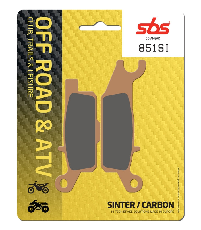 Pastilla de freno SBS P851-SI