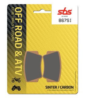 Pastilla de freno SBS P867-SI