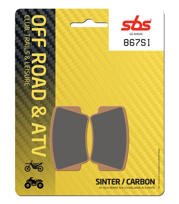 Pastilla de freno SBS P867-SI