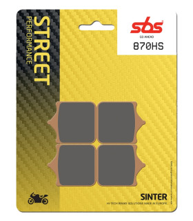 Pastilla de freno SBS P870-HS