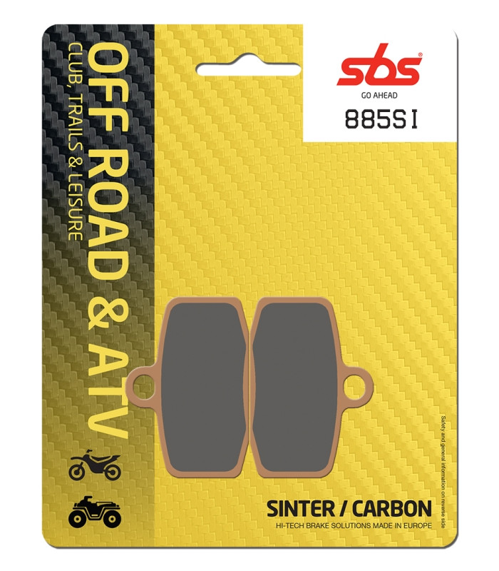 Pastilla de freno SBS P885-SI
