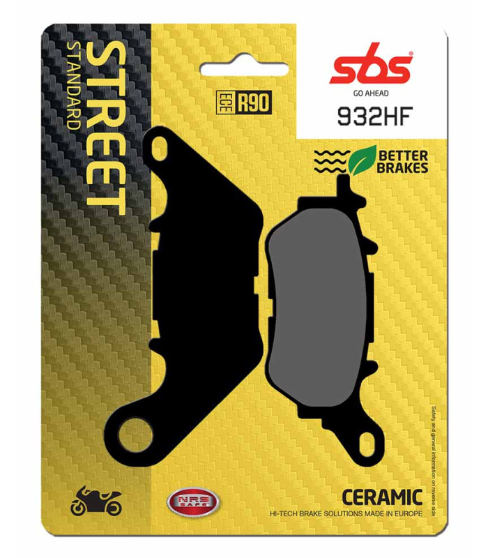 Pastilla de freno SBS P932-HF