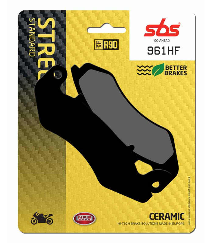 Pastilla de freno SBS P961-HF