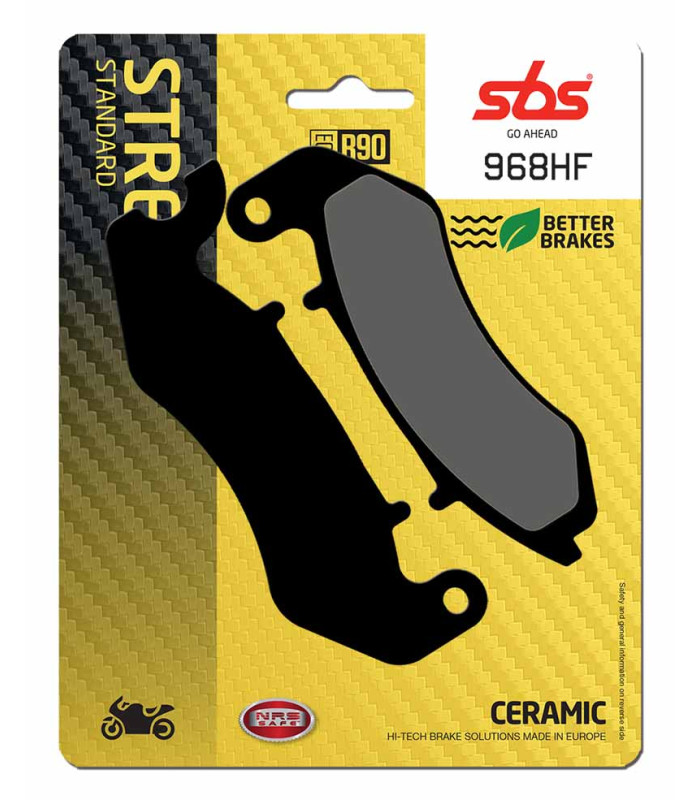 Pastilla de freno SBS P968-HF