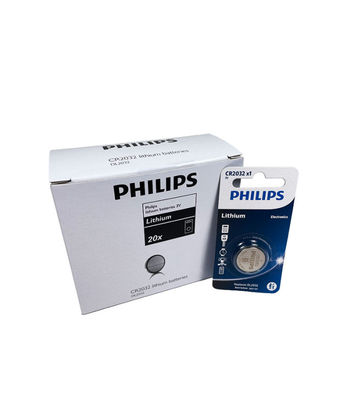PILA BOTON LITIO PHILIPS CR2032 (CAJA 20u)