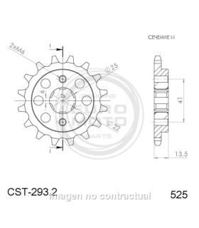 Piñón Supersprox Honda 525 x 16