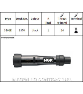 Pipa de Bujía NGK SB01E