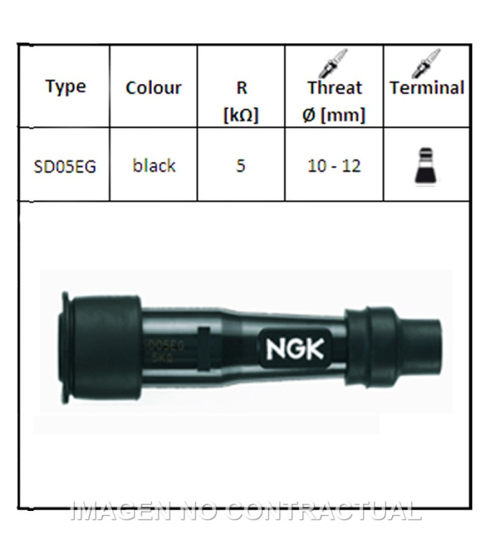 Pipa Bujía NGK SD05EG