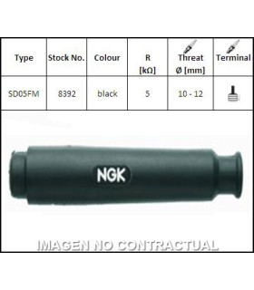 Pipa de Bujía NGK SD05FM