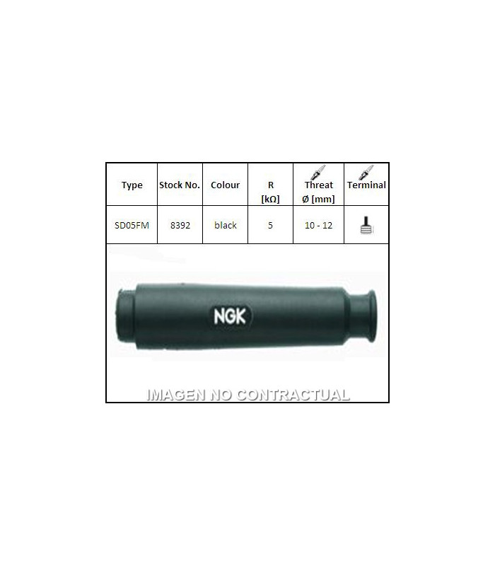 Pipa de Bujía NGK SD05FM