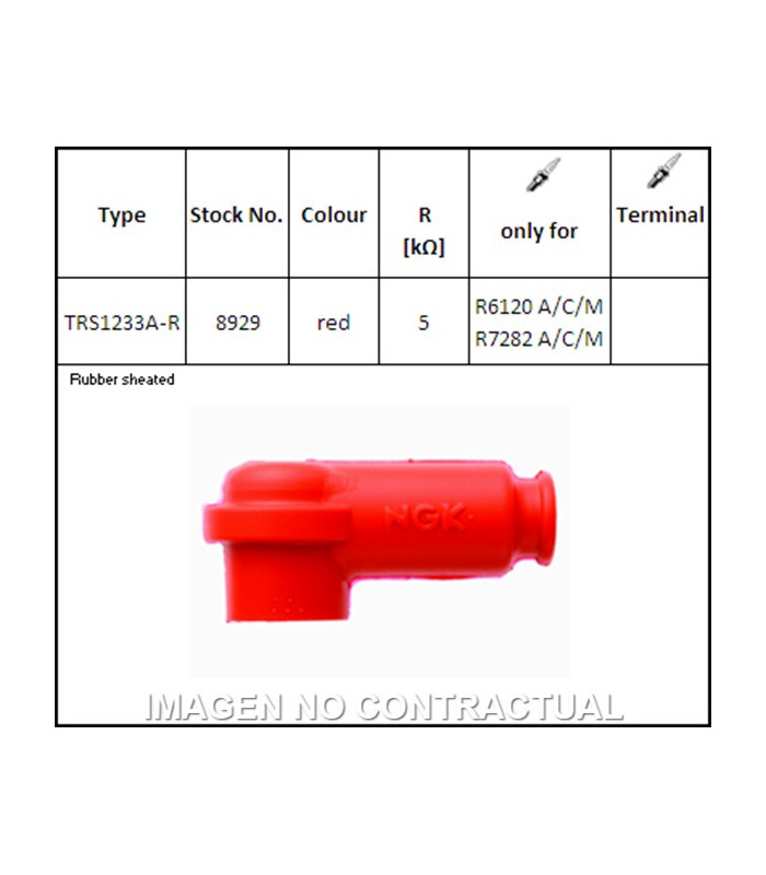 Pipa de Bujía NGK TRS1233A