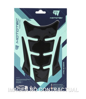 PROTECCION DEPOSITO MOTOTEC T4 COLOR CARBONO