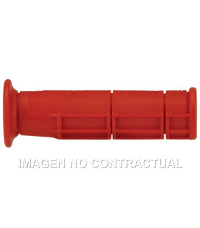Puños Domino ATV Rojos Cerrados D 22 mm L 125 mm