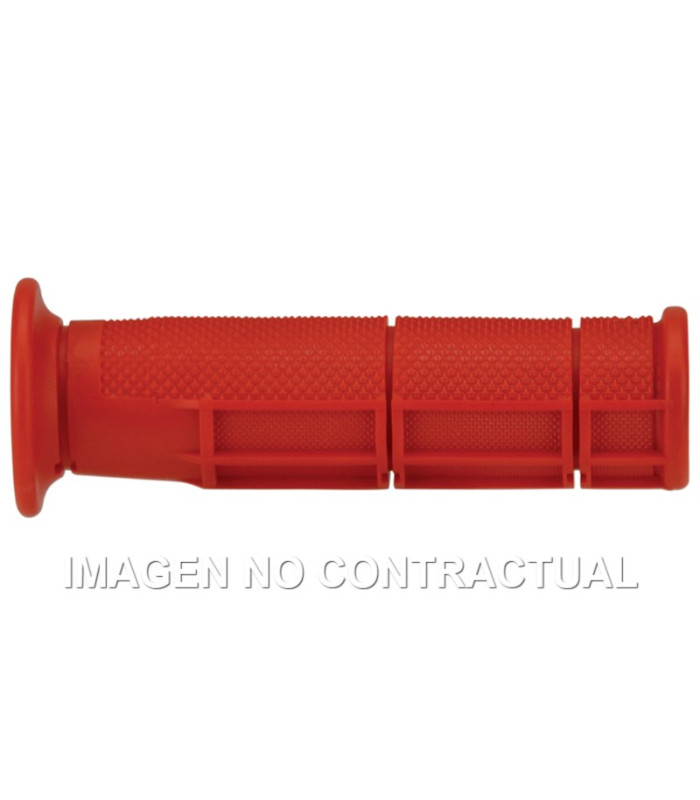 Puños Domino ATV Rojos Cerrados D 22 mm L 125 mm