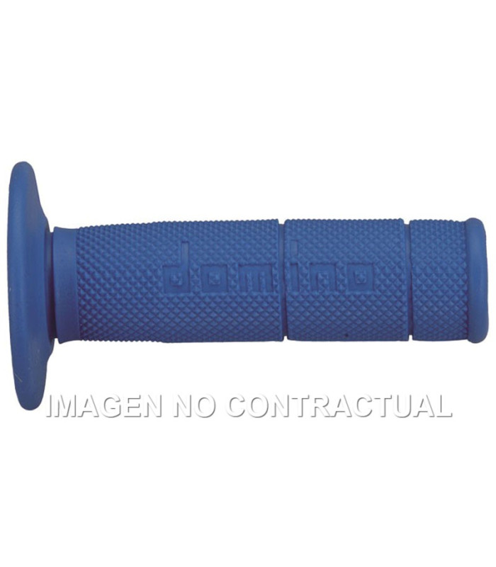 Puños Domino OFF Road Azules Cerrados D 22 mm L 118 mm