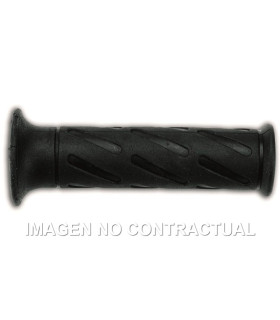 Puños Domino On Road Negros Suzuki abiertos D 22 mm L 124 mm/Izquierda y 118 mm/Derecha