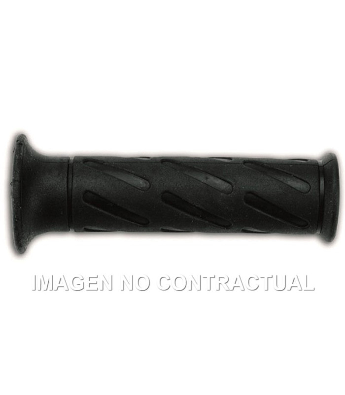 Puños Domino On Road Negros Suzuki abiertos D 22 mm L 124 mm/Izquierda y 118 mm/Derecha