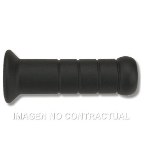 Puños Domino Scooter PVC Negros Cerrados D 22 mm L 122 mm