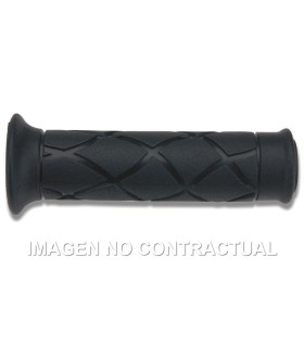 Puños Domino Scooter PVC Negros Abiertos D 22 mm L 120 mm