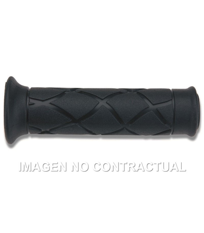 Puños Domino Scooter PVC Negros Abiertos D 22 mm L 120 mm