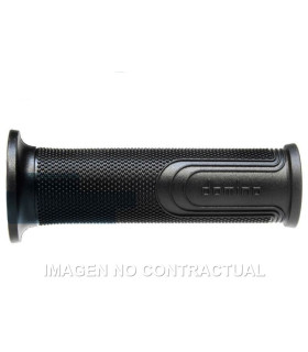 Puños Domino On Road Style Negro Abiertos D 22 mm L 120mm