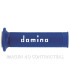 Puños Domino On Road Azul - Blanco Abiertos D 22 mm L 120-125 mm