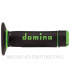 Puños Domino OFF-road Negro - Verde Cerrados D 22 mm L 118 mm