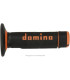 Puños Domino OFF Road Negro - Naranja Cerrados D 22 mm L 118 mm