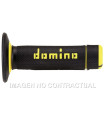 Puños Domino OFF Road Negro - Amarillo Cerrados D 22 mm L 118 mm