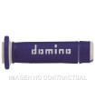 Puños Domino ATV Azul - Blanco Cerrados