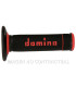 Puños Domino OFF Road X-Treme Negro - Rojo Cerrados D 22 mm L 118 mm