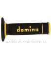 Puños Domino OFF Road X-Treme Negro - Amarillo Cerrados D 22 mm L 118 mm