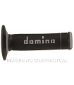 Puños Domino OFF Road X-Treme Negro - Gris Cerrados D 22 mm L 118 mm