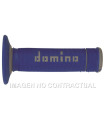 Puños Domino OFF Road X-Treme Azul - Gris Cerrados D 22 mm L 118 mm