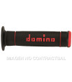 Puños Domino Trial Negro - Rojo Cerrados D 22 mm L 125 mm