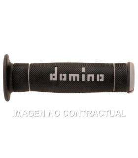 Puños Domino Trial Negro - Gris Cerrados D 22 mm L 125 mm