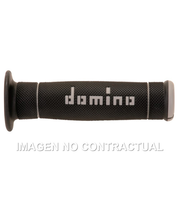 Puños Domino Trial Negro - Gris Cerrados D 22 mm L 125 mm