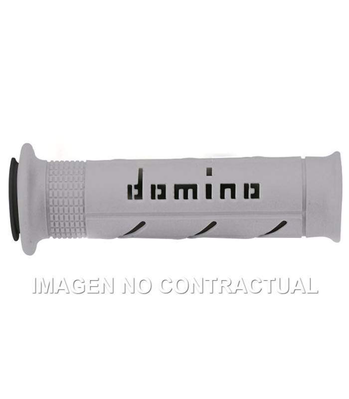 Puños Domino XM2 Super Soft Gris/Negro Abiertos D 22 mm L 120-125 mm