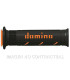 Puños Domino XM2 Super soft Negro - Naranja Abiertos D 22 mm L 120-125 mm