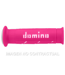Puños Domino XM2 Super Soft Fucsia/Blanco Abiertos D 22 mm L 120-125 mm
