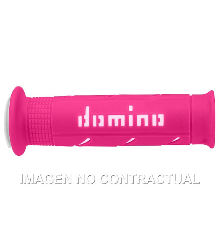 Puños Domino XM2 Super Soft Fucsia/Blanco Abiertos D 22 mm L 120-125 mm