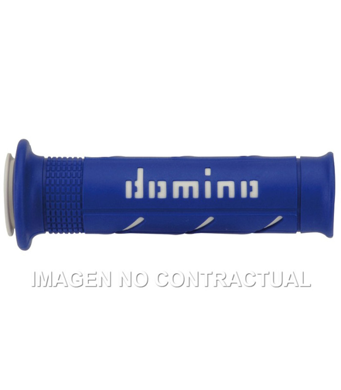 Puños Domino XM2 Super soft Azul - Blanco Abiertos D 22 mm L 120-125 mm